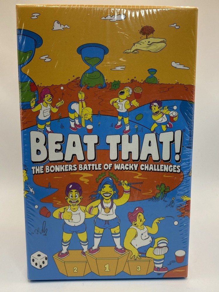 Beat That! Party Game Wacky Challenges 9+ Years 2-8 Players 160 Challenge Cards