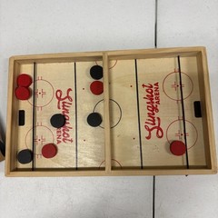 Games Hub Slingshot Arena Wooden Fast Sling Puck Game 2 Player Kids Adults