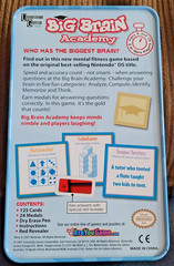 Big Brain Academy Educational Card Game ages 8+, mental fitness, 2-4 players