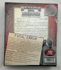 2000 Dealing with Murder: Fatal Error by TDC Games Brand New Sealed FREE SHIP