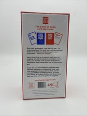 Never Have I Ever – The Game Of Poor Life Decisions, Card Game, ~New Sealed