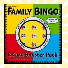 Travel-Ready Regal Bingo Cards – 8 Pack with Sliding Windows, Perfect for Groups