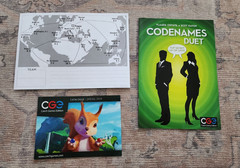 Codenames Duet 2 Player Co-op Board Game 100% Complete Czech Games Edition