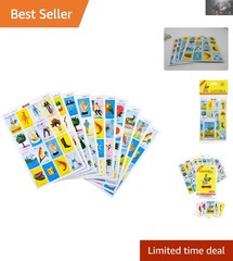 Portable Traditional Loteria Game with Colorful Cards – Fun for All Ages