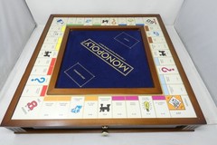 Monopoly Luxury Edition Adult Collectible Wooden Cabinet (Open Box: READ Full)