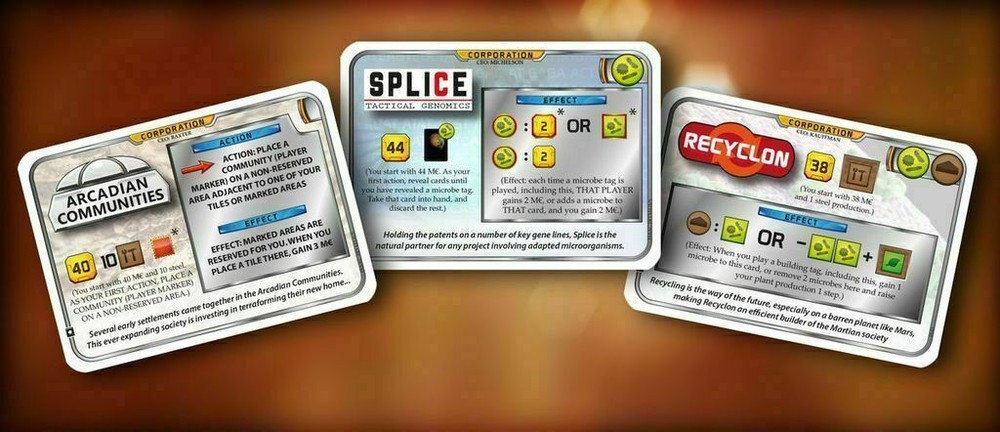 Terraforming Mars Promo Corporations Card Pack NEW