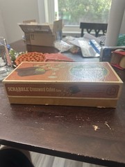 Scrabble Vintage 1964 Crossword Cubes Word Game Set -COMPLETE-