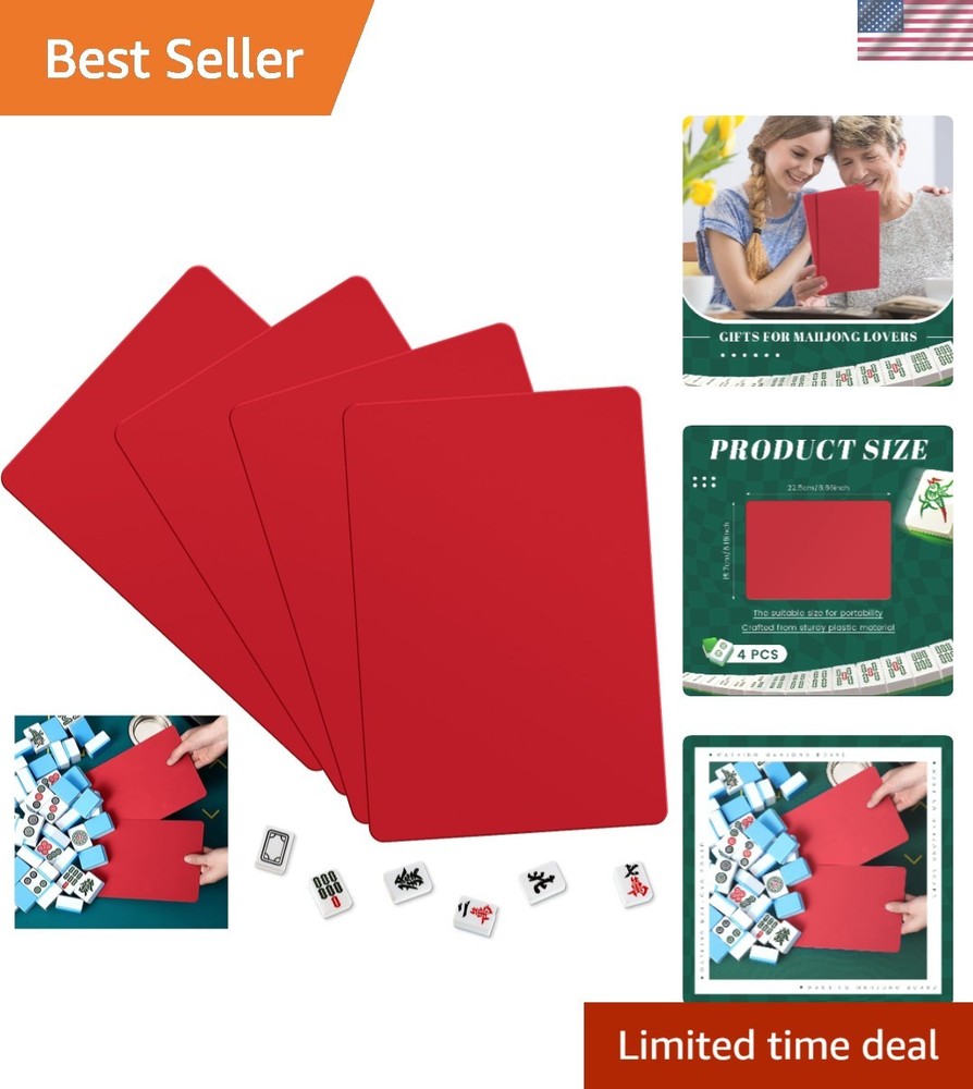 Compact and Portable Mahjong Tile Mixer Shuffler Set – Perfect for Travelers