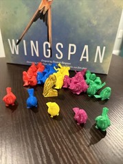 Wingspan – 3D Printed Birds Action Markers Upgrade + First Player Token