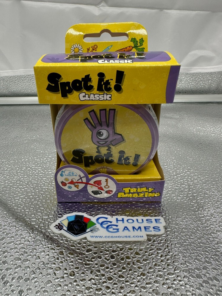 Spot It! Classic: Mini – Asmodee Zygomatic 5 Games in 1 FACTORY SEALED*CCGHouse*