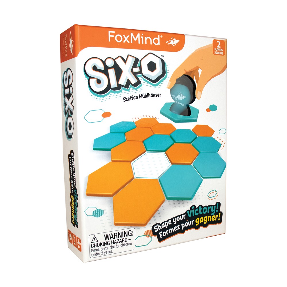 New – FoxMind Games Six-O – Ages 7+ | 2 players