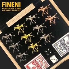 Horse Racing Game for Adults, Foldable Horse Race Board Game with 11 Luxuriou…