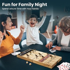 Horse Racing Board Game with 11 Luxury Metal Horses, Horse Race Board Games H…
