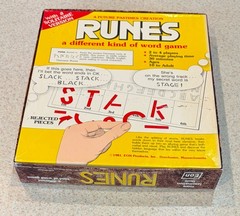 RUNES Word Game (1981 Eon) — Open / Unused — Vintage
