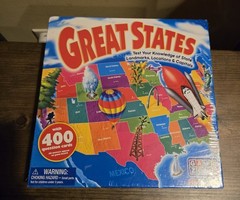 Great States Board Game Complete By Game Zone NEW
