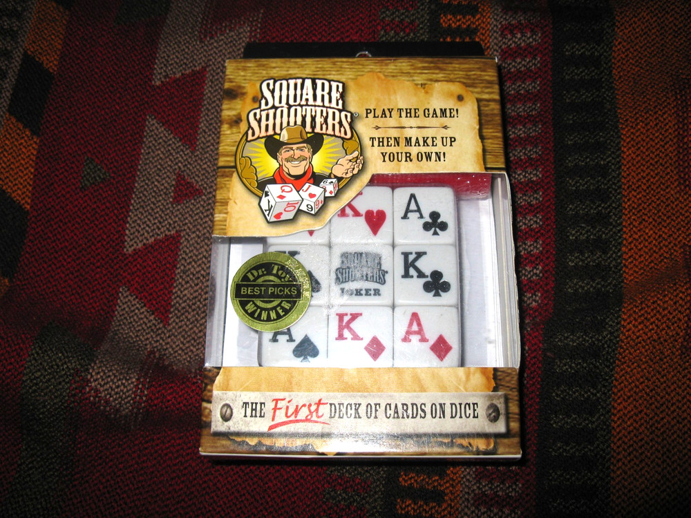 Square Shooters Dice Game Deck of Cards On Dice OS sealed 2011