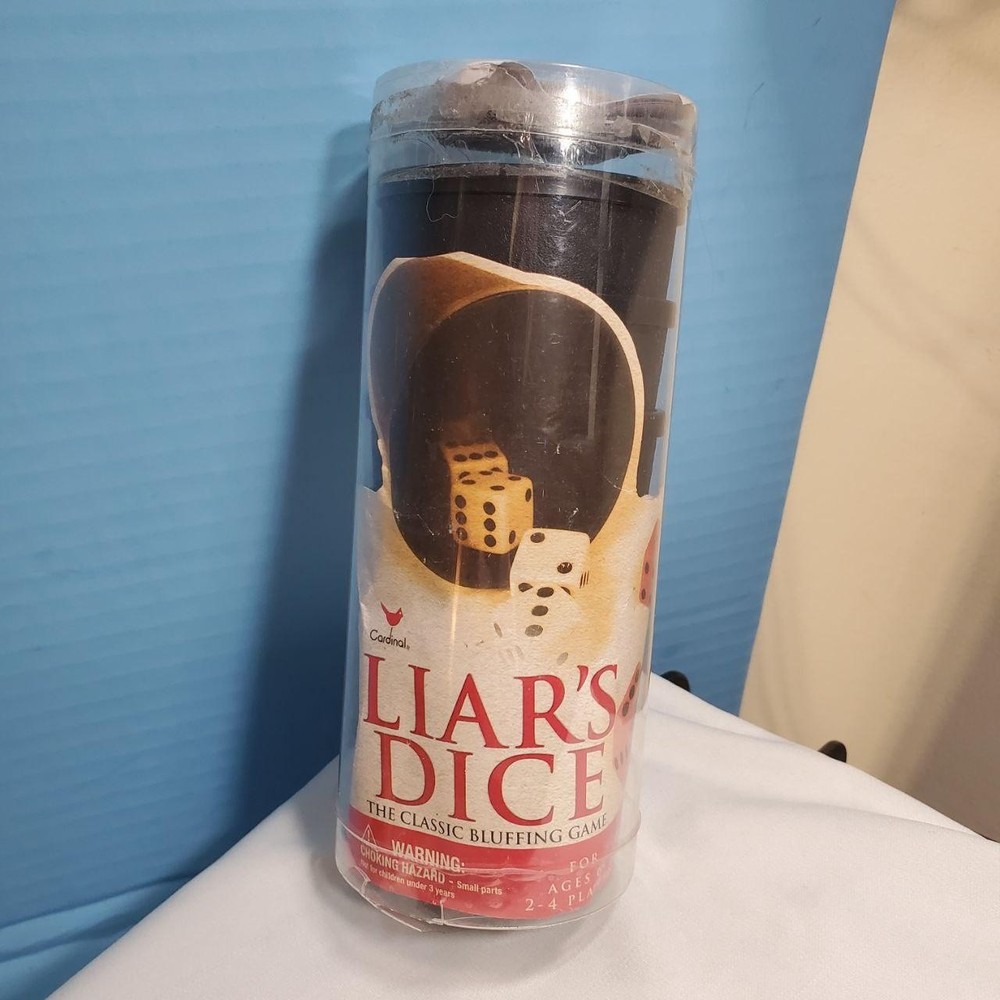 Cardinal Liars Dice The Classic Bluffing Game 2-4 Players Ages 6+
