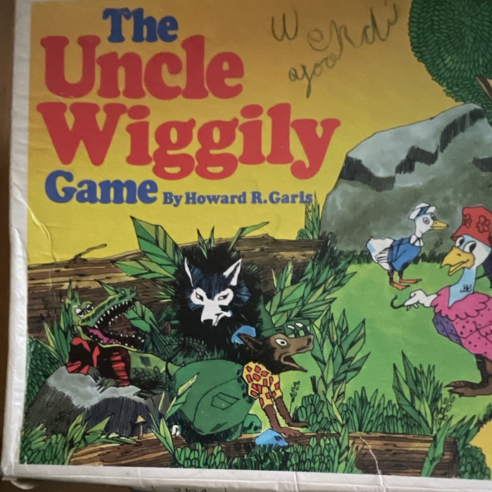 Parker Brothers The Uncle Wiggily Game Board Game 1967 2 Players 4-7 Complete