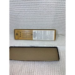 [Vintage] Unisex E.S. Lowe Wooden Cribbage Board OS Brown
