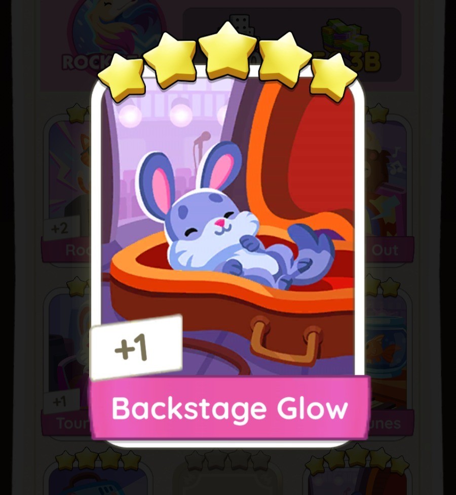 Backstage Glow Five Star Sticker🌟Set 15