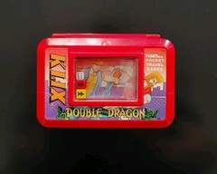 DOUBLE DRAGON Tiger Pocket Travel Games 1989 Klix COMPLETE w/ Manual & Pieces