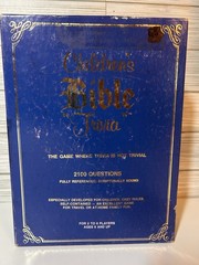 Vintage Children’s Bible Trivia Game Complete EUC Cadaco 1984
