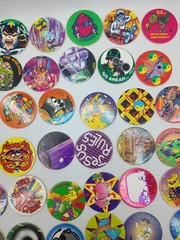 Lot of 220 Pogs / Milk Caps, Vintage 1990s Retro Nostalgia! Mix Take A Look!