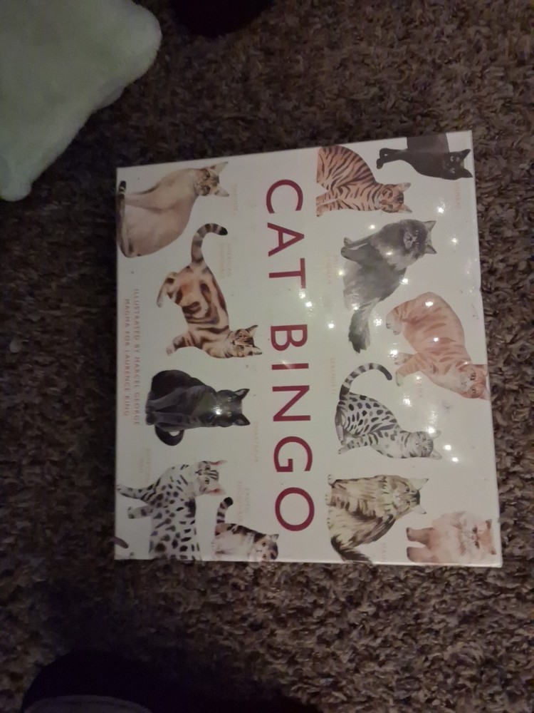NEW Sealed Cat Bingo by Marcel George Board Game New Sealed Cat Lovers