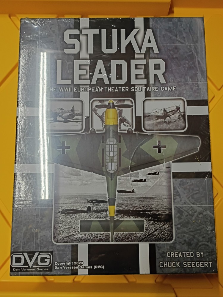 DVG Stuka Leader: The European Theater Solitaire Board Game NISW Fast Shipping