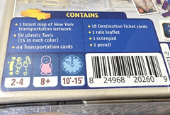 TICKET TO RIDE New York 60’s Days of Wonder Board Game 2-4 Players 8+ NEW/SEALED