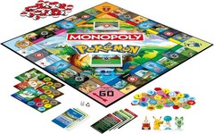 Monopoly Pokémon Edition Board Game Ages 8 and Up 2 to 4 Players Kids Game
