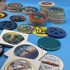 Lot of 175+ POGs, Slammers and Milk Caps – Various characters, shapes, etc.