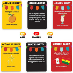 Viral Studios ¿Cómo Se Dice? – Hilarious Spanish Party Card Game, “Chancla” Incl