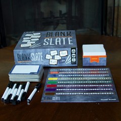 USAopoly Blank Slate Party Word Game 3-8 Players Dry-Erase Quick to Learn New