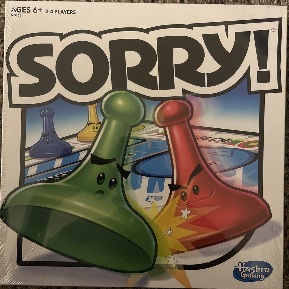 Sorry! Board Game New Sealed 2-4 players Hasbro Gaming A5065 Family Game Night