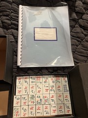 1920s Hillson’s Mandarin Game Ma Cheuck w/many Board+ Pieces and Ma-Jung Manual
