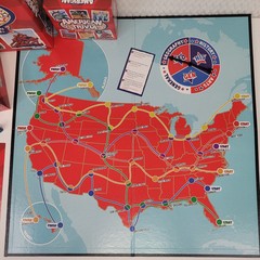 American Trivia Family Edition Board Game US History Geography Kids Adults 9+