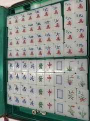 Vintage 1940s – 1950’s Hand Carved Mahjong Set
