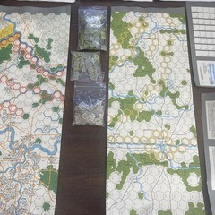 SPI War Game 1979 VICTORY IN THE WEST OPERATION GRENADE vol 1& 2 no box