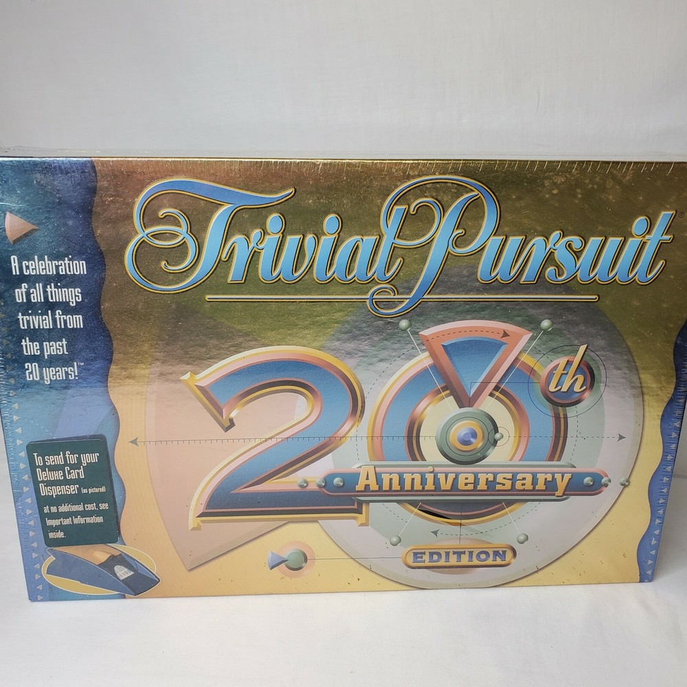 Trivial Pursuit 20th Anniversary Edition 80s 90s Trivia Game Hasbro New Sealed