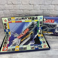 Monopoly United States Navy Edition Complete Parker Brothers 2000 Board Game