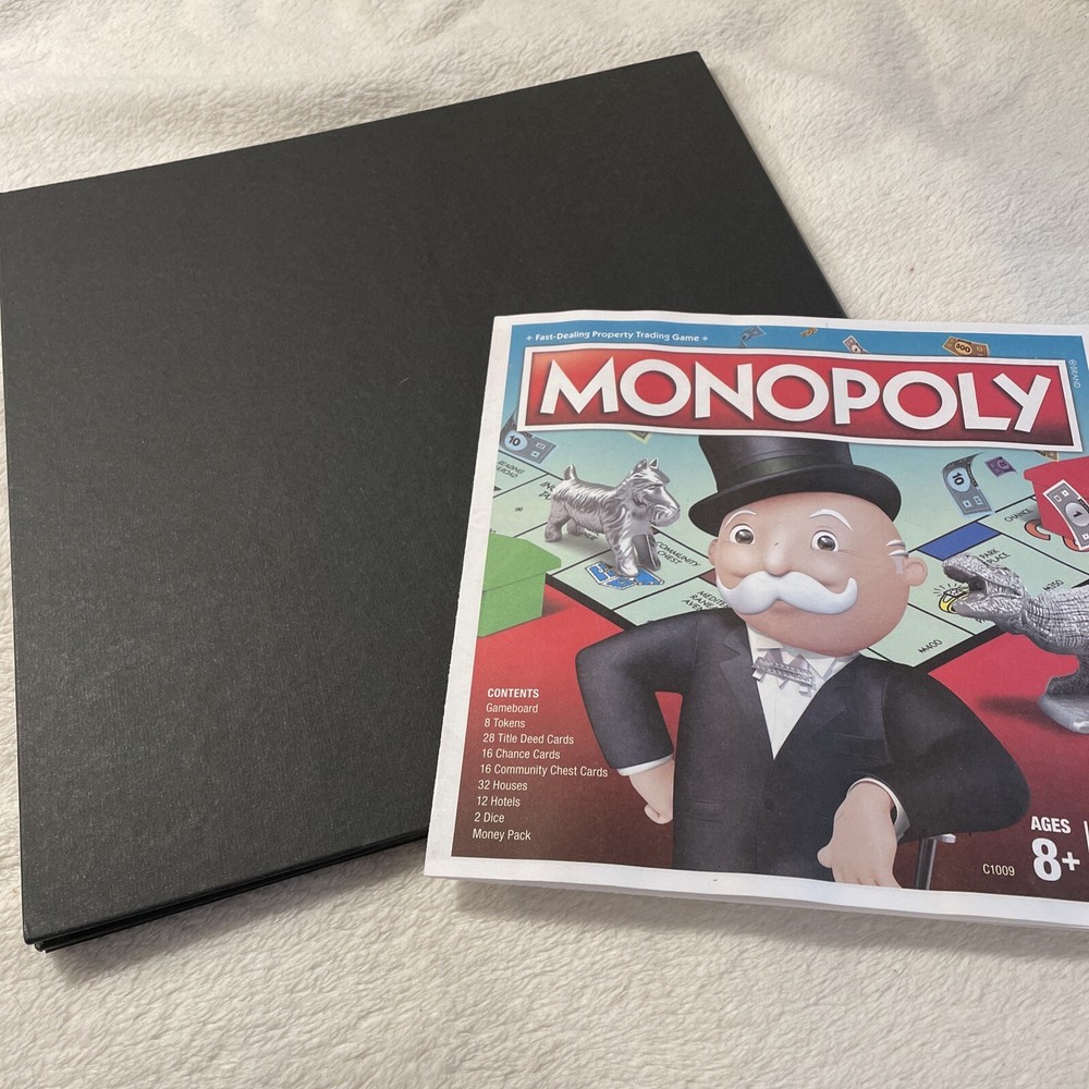 Monopoly Board Game Replacement Board & Instruction Manual Booklet Only