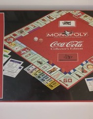 Monopoly Coca-Cola Collectors Edition Board Game Vintage 1999 Factory Sealed