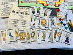 100% COMPLETE 1949 Vintage CLUE Board Game Parker Brothers Long Box Antique