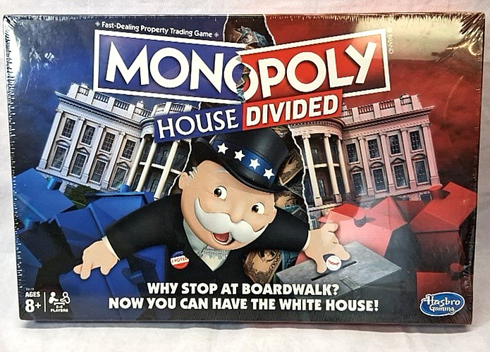 Monopoly “House Divided” 2019 Hasbro New Sealed