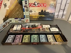 Monopoly USA United States Army Edition 2002 Missing Original Hat