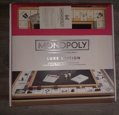 Monopoly Luxe Maple Edition Wood Cabinet Game Board Luxury Premium 2016 Sealed