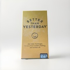 Better Than Yesterday 365 Daily Challenges Life Fullfilling Game NEW Sealed