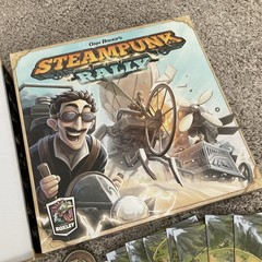 Steampunk Rally Board Game – Roxley – First Run Kickstarter Edition with Extras