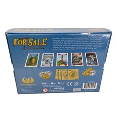 For Sale Game of Property 3-6 Players Ages 8+ Cardboard 2017 Eagle-Gryphon Games